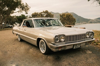 1964 Chevrolet Impala Silver with Air Suspension main image